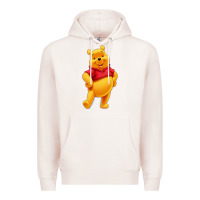 Pale Pink pooh Premium Hoodie - FloraArt
