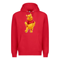 Red pooh Premium Hoodie - FloraArt