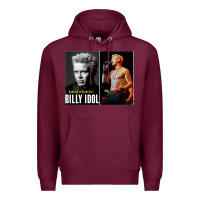 Burgundy billy launches book tour for Premium Hoodie - FloraArt