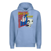 Colony Blue thats no moon Premium Hoodie - FloraArt