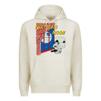 Oatmeal Heather thats no moon Premium Hoodie - FloraArt