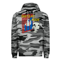 Slate Camo thats no moon Premium Hoodie - FloraArt