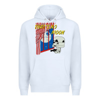 White thats no moon Premium Hoodie - FloraArt