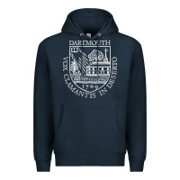 Navy dartmouth newspaper Premium Hoodie - FloraArt