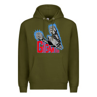 Army Green Gigantor Essentia Premium Hoodie - FloraArt