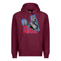 Burgundy Gigantor Essentia Premium Hoodie - FloraArt