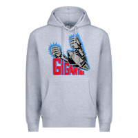Heather Grey Gigantor Essentia Premium Hoodie - FloraArt