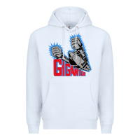 White Gigantor Essentia Premium Hoodie - FloraArt