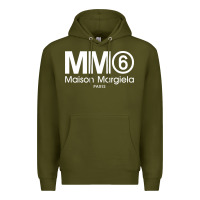 Army Green mm6 maison margiela Premium Hoodie - FloraArt