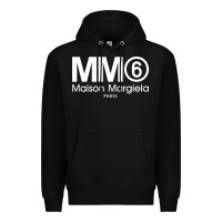 Black mm6 maison margiela Premium Hoodie - FloraArt