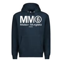 Navy mm6 maison margiela Premium Hoodie - FloraArt