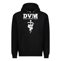 Black Doctor of Veterinary Medicine DVM Veterinarian Vet Tech Premium Hoodie - FloraArt