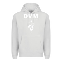 Dove Grey Doctor of Veterinary Medicine DVM Veterinarian Vet Tech Premium Hoodie - FloraArt