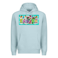 Blue Mist easter cross license plate template Premium Hoodie - BarkalooDesign