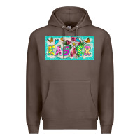 Coffee easter cross license plate template Premium Hoodie - BarkalooDesign