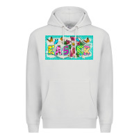 Dove Grey easter cross license plate template Premium Hoodie - BarkalooDesign