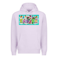 Lilac easter cross license plate template Premium Hoodie - BarkalooDesign