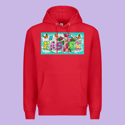 Easter Cross License Plate Template Premium Hoodie Designed By Barkaloodesign