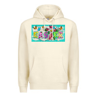 Sandshell easter cross license plate template Premium Hoodie - BarkalooDesign