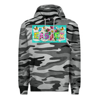 Slate Camo easter cross license plate template Premium Hoodie - BarkalooDesign