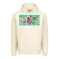 Tofu easter cross license plate template Premium Hoodie - BarkalooDesign