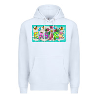 White easter cross license plate template Premium Hoodie - BarkalooDesign