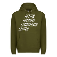 Army Green Better Oblivion Community Center Premium Hoodie - FloraArt
