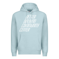 Blue Mist Better Oblivion Community Center Premium Hoodie - FloraArt