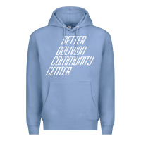 Colony Blue Better Oblivion Community Center Premium Hoodie - FloraArt