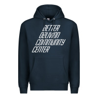 Navy Better Oblivion Community Center Premium Hoodie - FloraArt