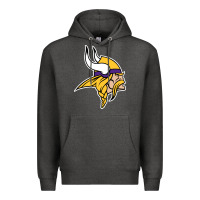 Charcoal Heather Team Of Minnesota American Football Premium Hoodie - FloraArt