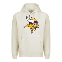 Oatmeal Heather Team Of Minnesota American Football Premium Hoodie - FloraArt