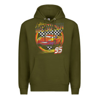 Army Green cars lightning mcqueen Premium Hoodie - FloraArt