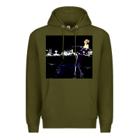 Army Green roxy poster Premium Hoodie - FloraArt