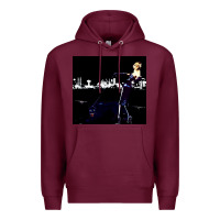 Burgundy roxy poster Premium Hoodie - FloraArt