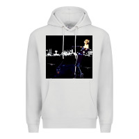 Dove Grey roxy poster Premium Hoodie - FloraArt