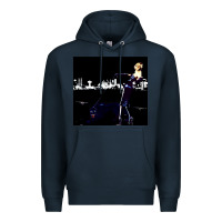 Navy roxy poster Premium Hoodie - FloraArt