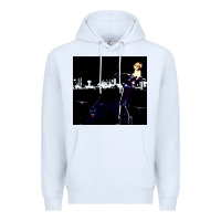 White roxy poster Premium Hoodie - FloraArt
