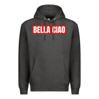 Charcoal Heather bella ciao tshirt for casa song lovers  men women tshirt t shirt Premium Hoodie - FloraArt