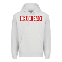 Dove Grey bella ciao tshirt for casa song lovers  men women tshirt t shirt Premium Hoodie - FloraArt