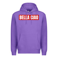 Purple bella ciao tshirt for casa song lovers  men women tshirt t shirt Premium Hoodie - FloraArt