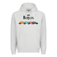 Dove Grey beetles Premium Hoodie - FloraArt