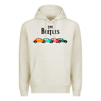 Oatmeal Heather beetles Premium Hoodie - FloraArt