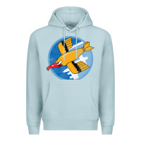 Blue Mist Ww2 91St Bomb Squadron Flying Fortress Soaring Bird Patch Premium Hoodie - FloraArt