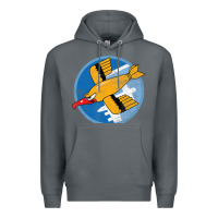 Rock Ww2 91St Bomb Squadron Flying Fortress Soaring Bird Patch Premium Hoodie - FloraArt