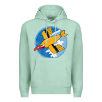 Seafoam Ww2 91St Bomb Squadron Flying Fortress Soaring Bird Patch Premium Hoodie - FloraArt
