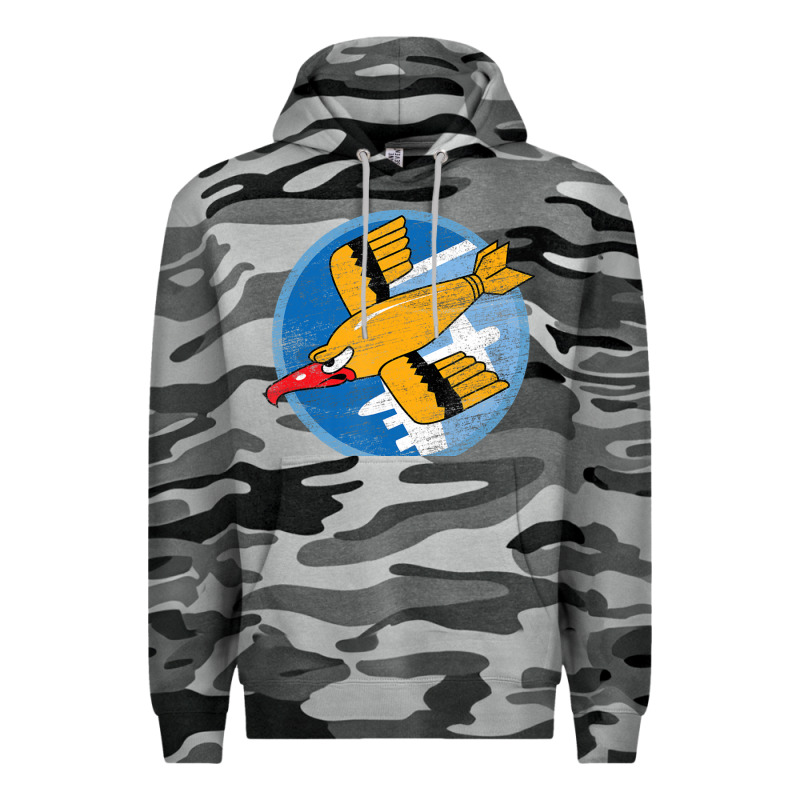 Ww2 91st Bomb Squadron Flying Fortress Soaring Bird Patch Premium Hoodie by FloraArt | Teevron