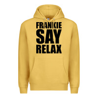 Antique Gold Frankie Say Relax Essential Premium Hoodie - FloraArt