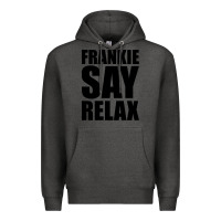 Charcoal Heather Frankie Say Relax Essential Premium Hoodie - FloraArt