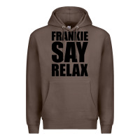 Coffee Frankie Say Relax Essential Premium Hoodie - FloraArt